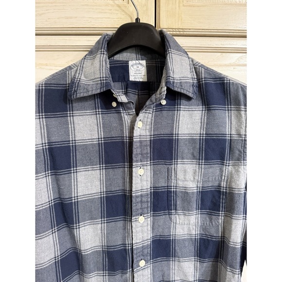Brooks Brothers Other - Brooks Brothers 1818 Regent Fit Plaid Flannel Button Down Shirt Men's M Blue